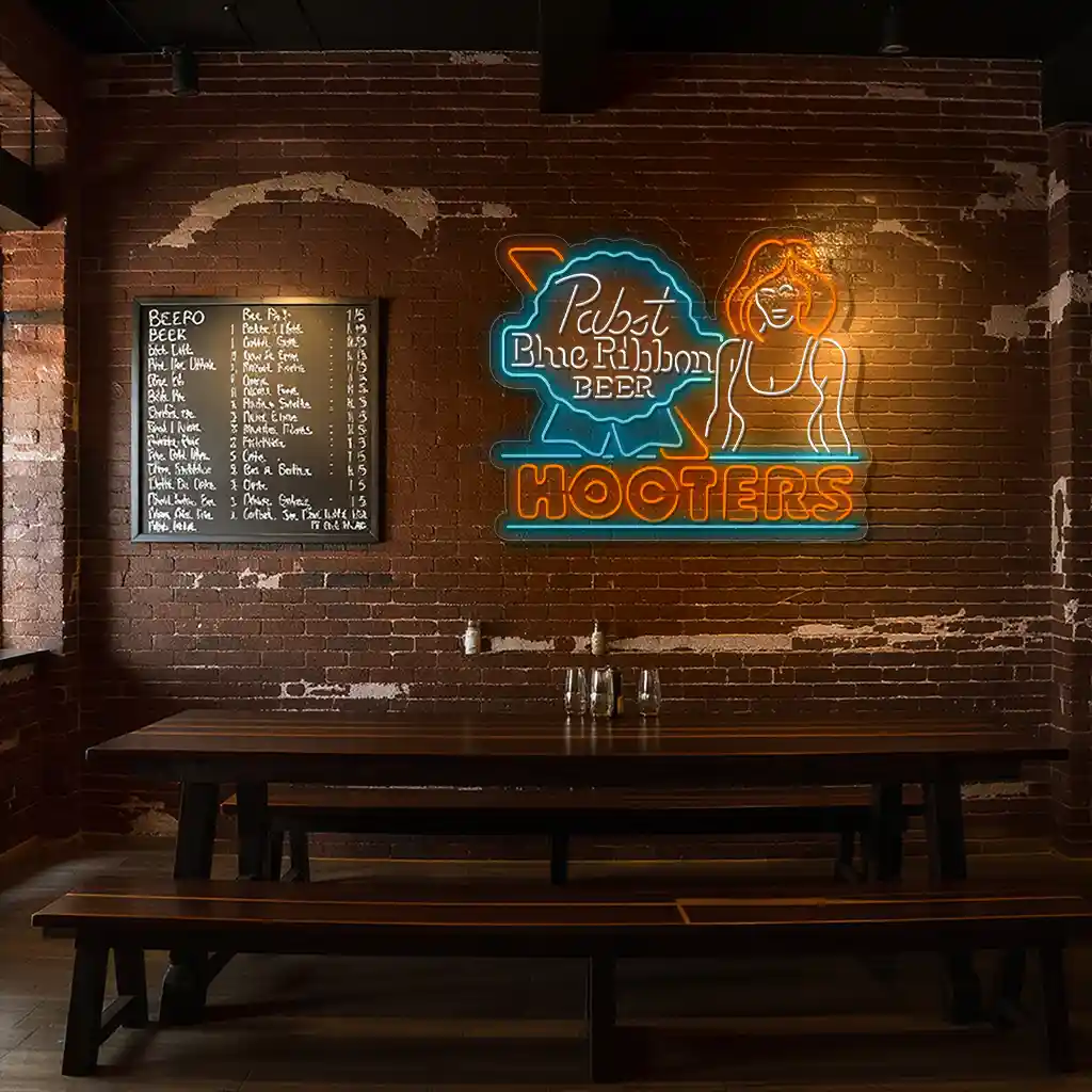 neon signs pabst beer and hooters bar decor inspiration 4 neon signs pabst beer and hooters bar decor inspiration 4