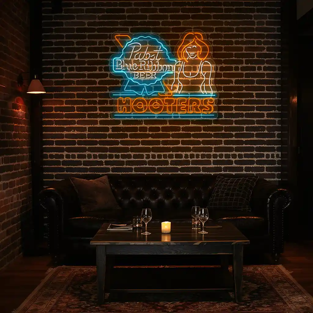 neon signs pabst beer and hooters bar decor inspiration 5 neon signs pabst beer and hooters bar decor inspiration 5