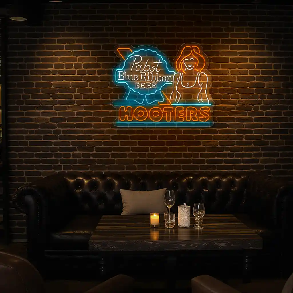 neon signs pabst beer and hooters bar decor inspiration 6 neon signs pabst beer and hooters bar decor inspiration 6
