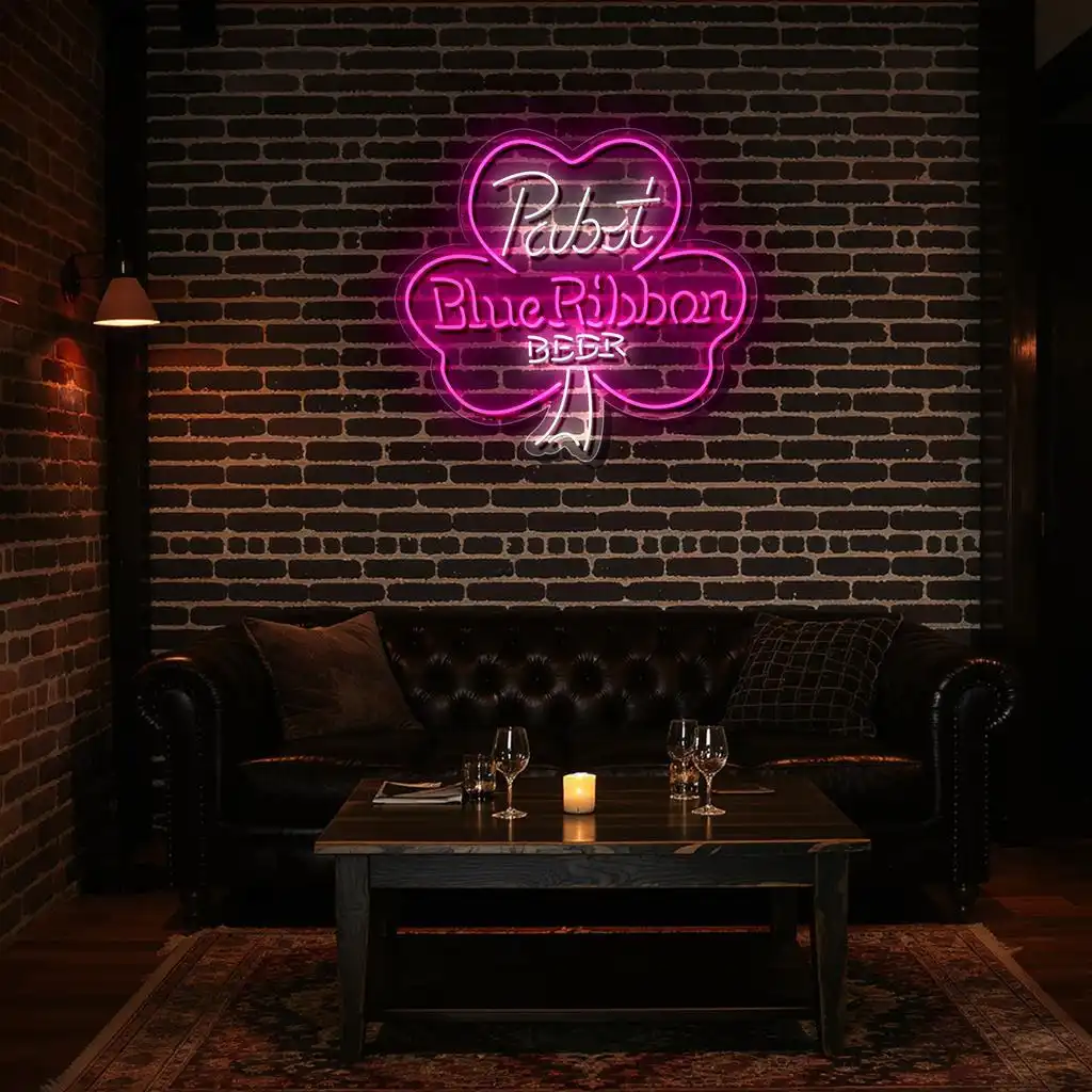 pabst blue ribbon neon sign vintage style for bar decor new arrival pabst blue ribbon neon sign vintage style for bar decor new arrival