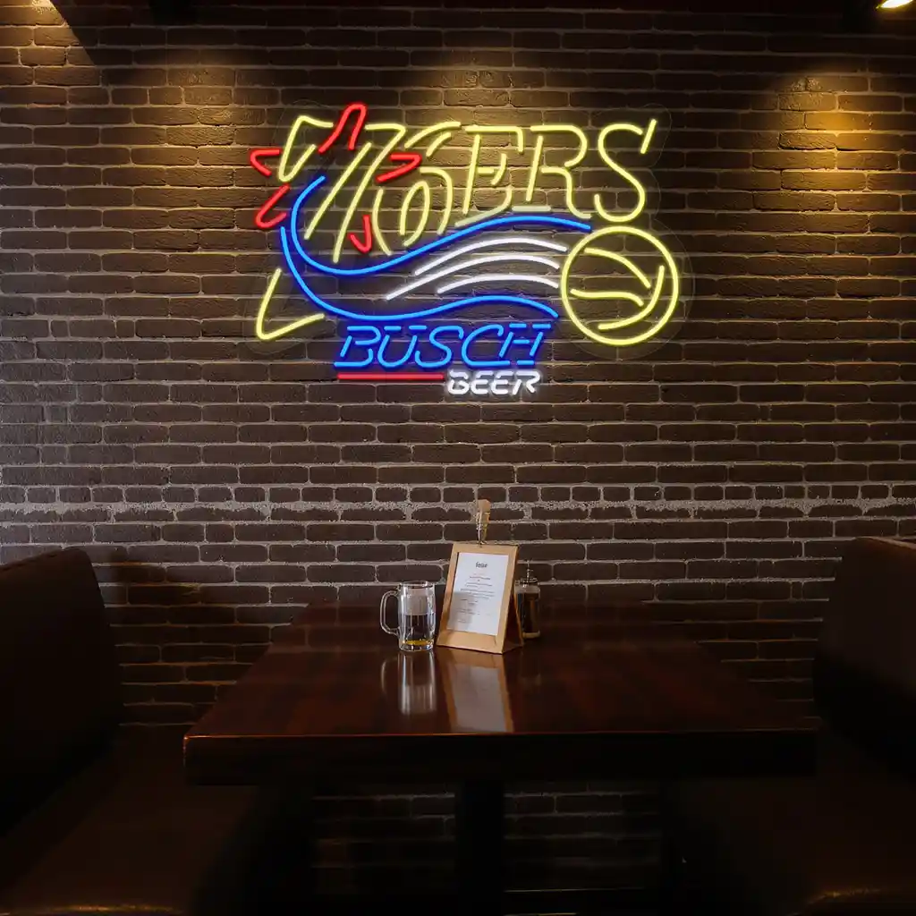 philadelphia themed 76ers neon sign for beer lovers 4 philadelphia themed 76ers neon sign for beer lovers 4
