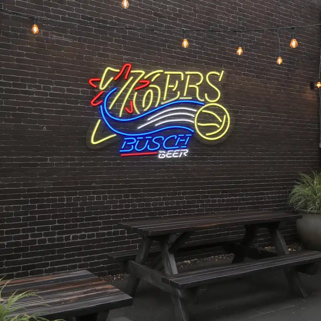 philadelphia themed 76ers neon sign for beer lovers 6 philadelphia themed 76ers neon sign for beer lovers 6