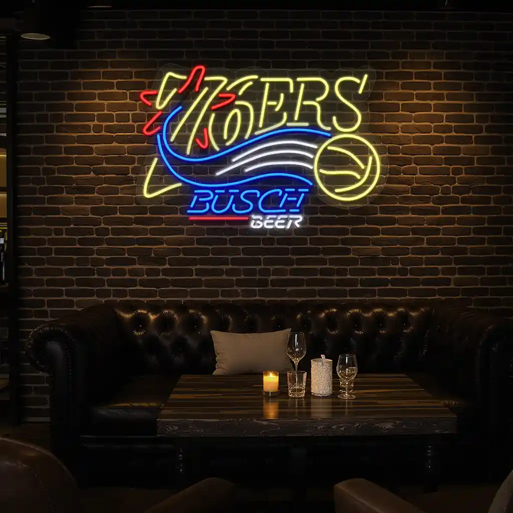 philadelphia themed 76ers neon sign for beer lovers 7 philadelphia themed 76ers neon sign for beer lovers 7