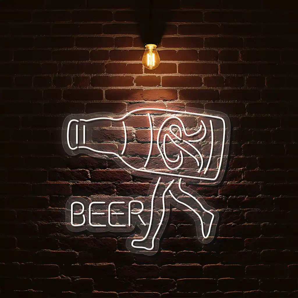 playful beer neon sign enhance your bars ambiance 1 playful beer neon sign enhance your bars ambiance 1