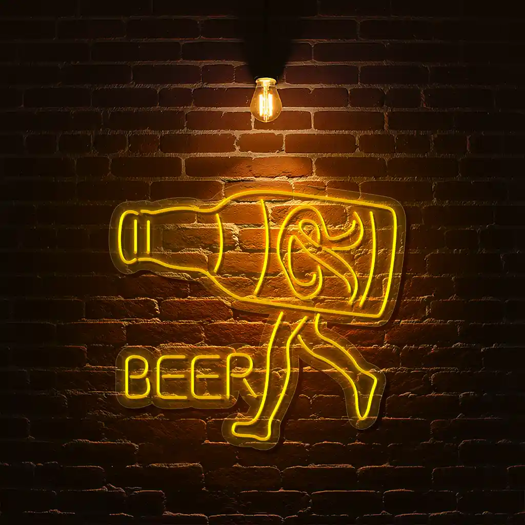 playful beer neon sign enhance your bars ambiance 7 playful beer neon sign enhance your bars ambiance 7