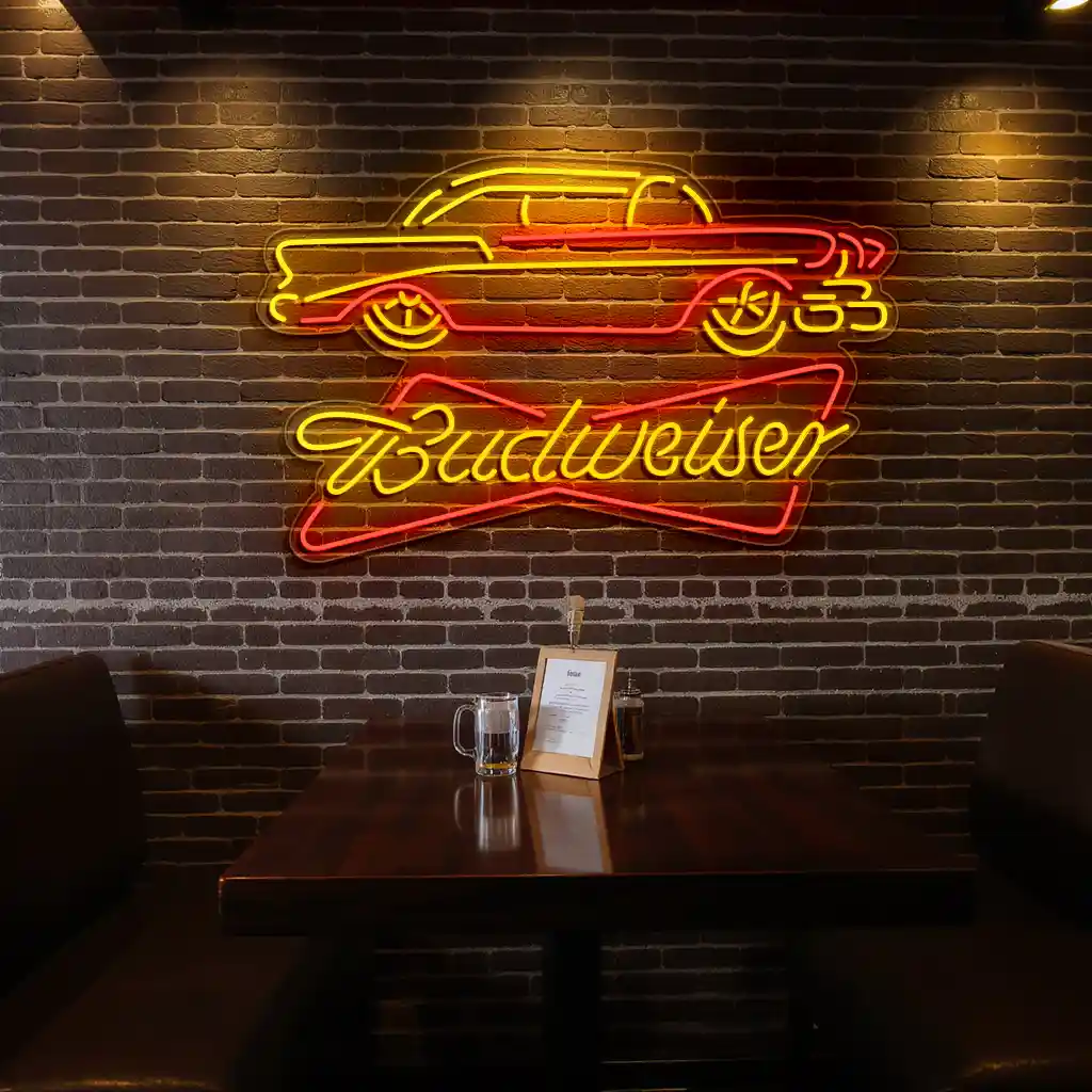 retro car neon sign classic auto aesthetic for bars 6 retro car neon sign classic auto aesthetic for bars 6