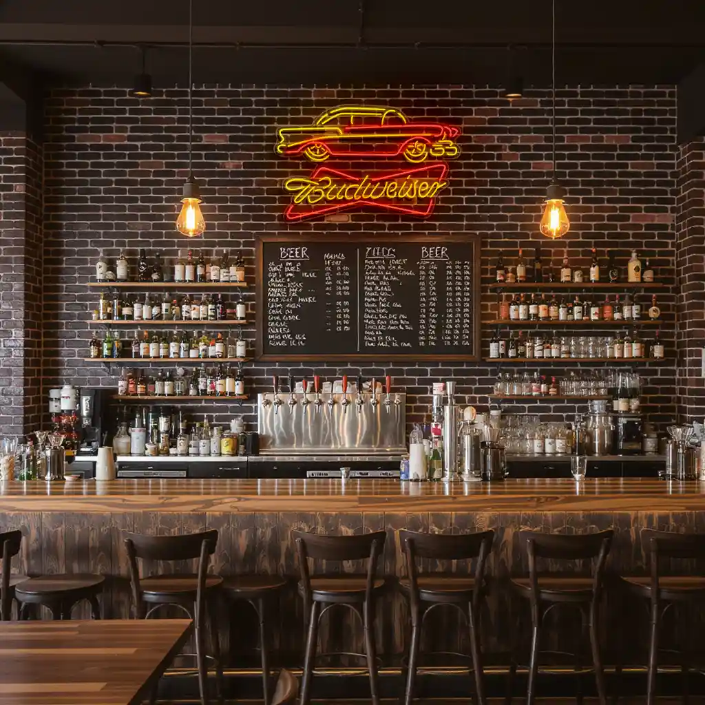 retro car neon sign classic auto aesthetic for bars 7 retro car neon sign classic auto aesthetic for bars 7