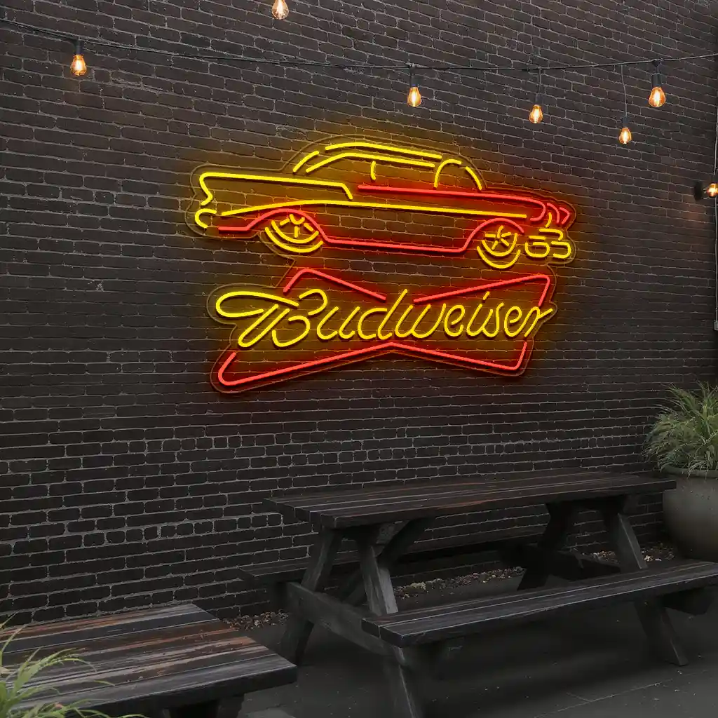 retro car neon sign classic auto aesthetic for bars 8 retro car neon sign classic auto aesthetic for bars 8