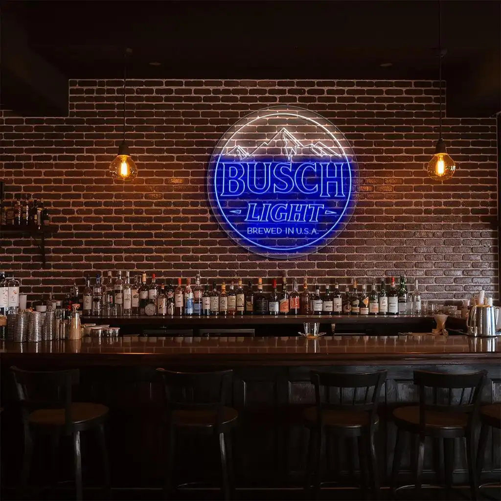 stunning busch light neon sign for ultimate bar decor fashion forward stunning busch light neon sign for ultimate bar decor fashion forward