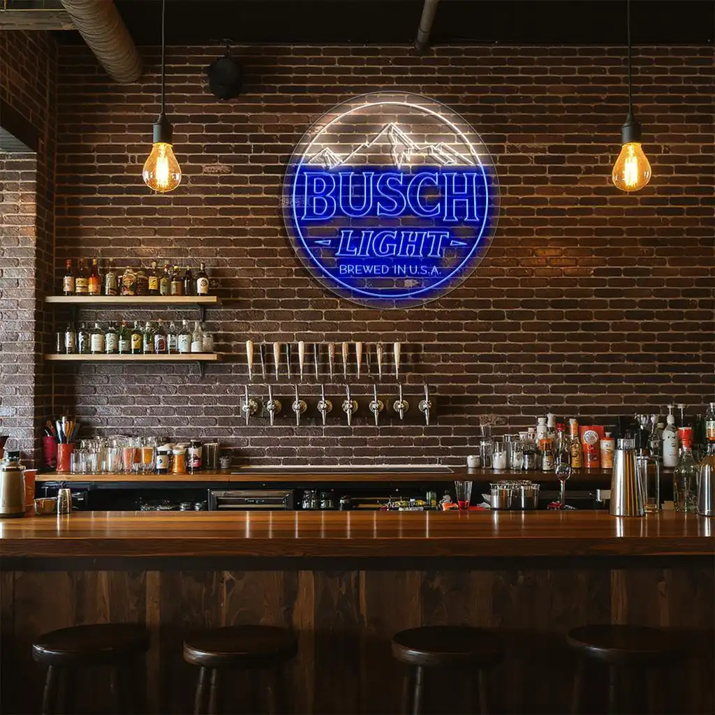 stunning busch light neon sign for ultimate bar decor high quality stunning busch light neon sign for ultimate bar decor high quality