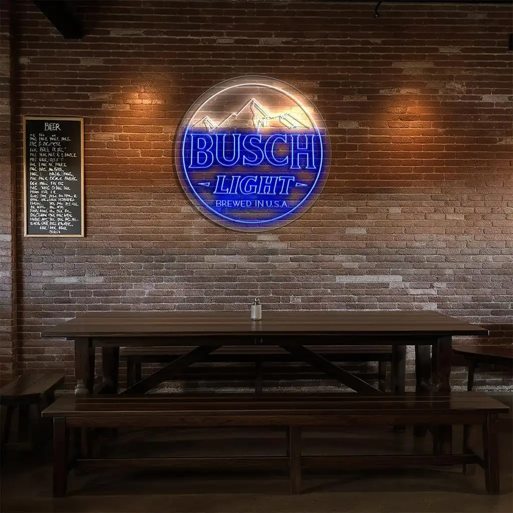 stunning busch light neon sign for ultimate bar decor premium grade stunning busch light neon sign for ultimate bar decor premium grade