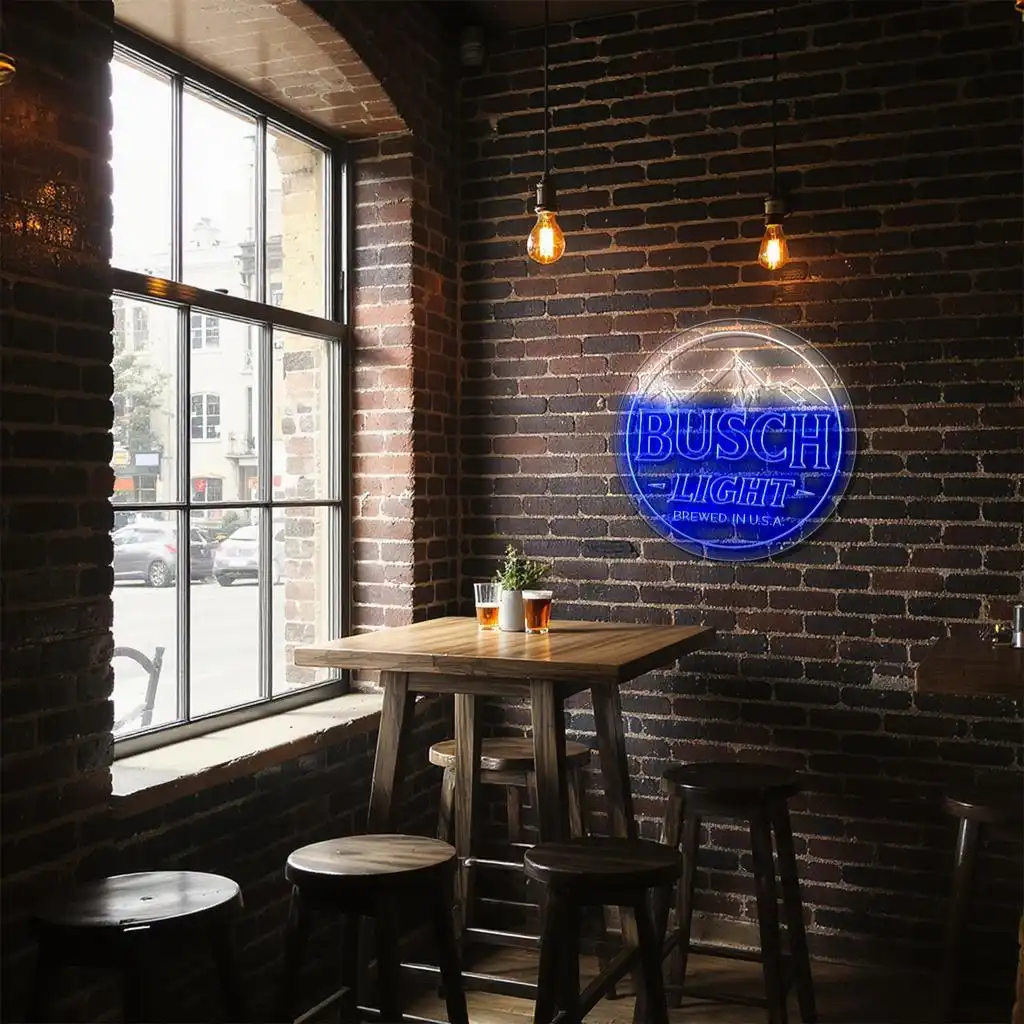 stunning busch light neon sign for ultimate bar decor trendy stunning busch light neon sign for ultimate bar decor trendy