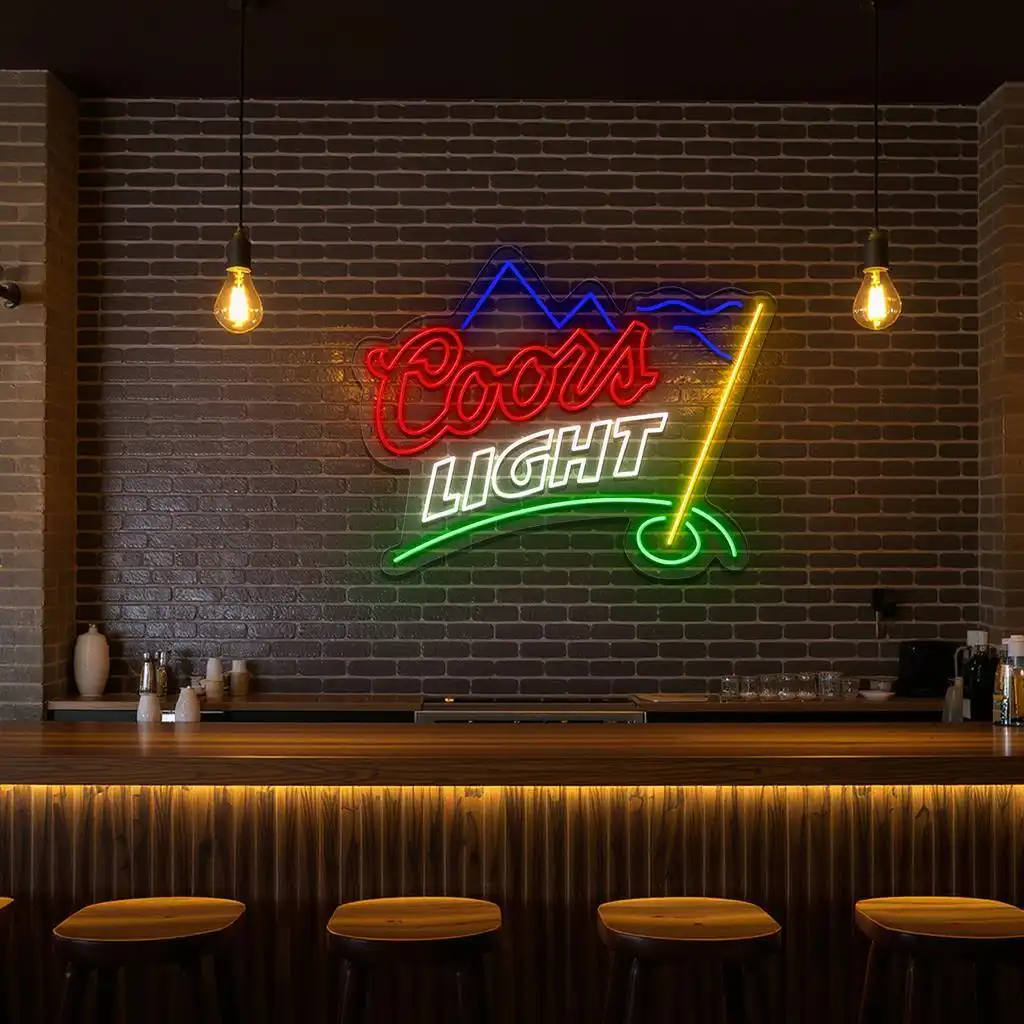 stunning coors light neon sign for bar and home decor lovers top rated stunning coors light neon sign for bar and home decor lovers top rated