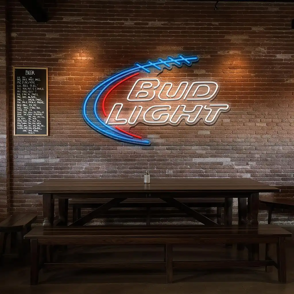 stunning neon bud light sign for sports bars and home decor fashion forward stunning neon bud light sign for sports bars and home decor fashion forward