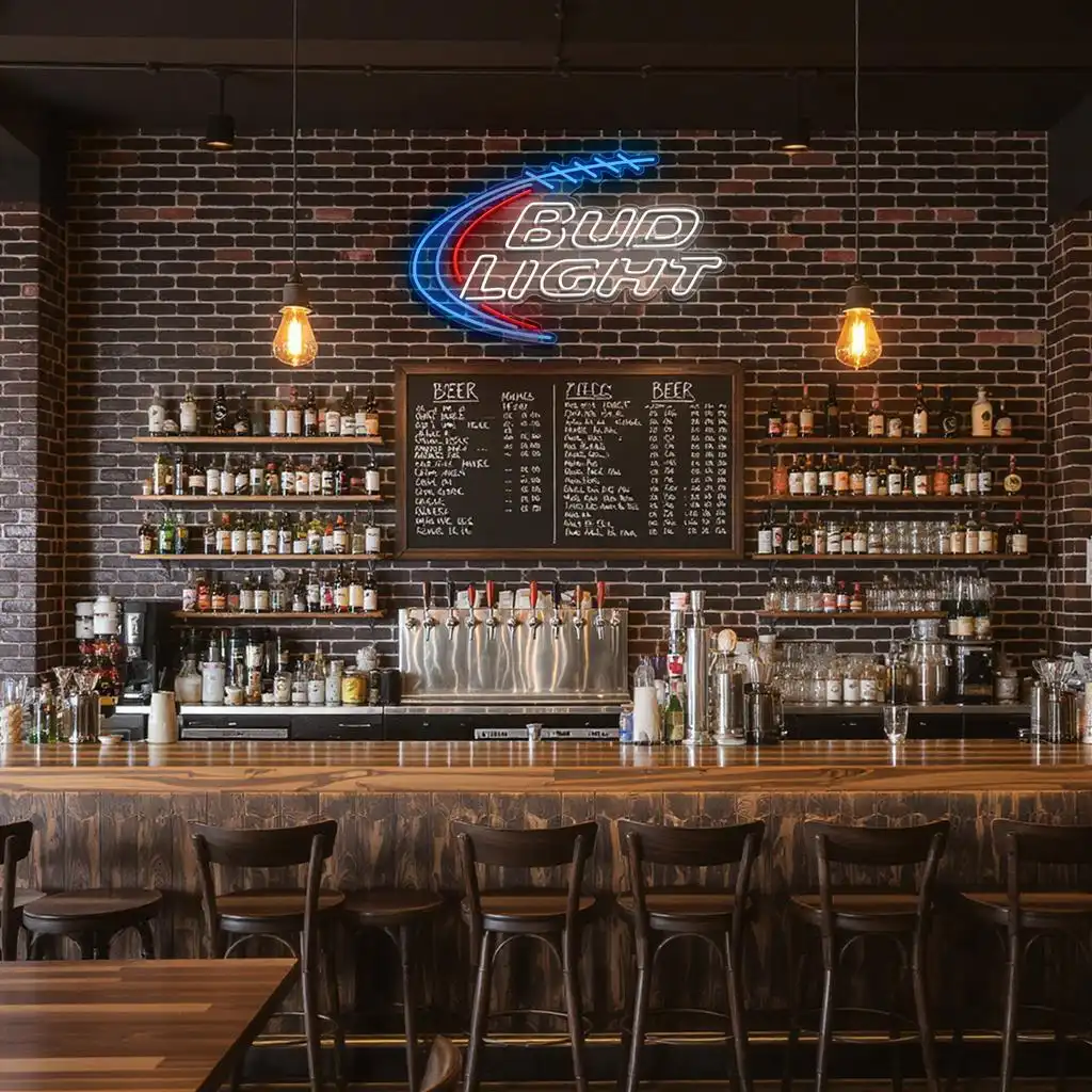 stunning neon bud light sign for sports bars and home decor trendy stunning neon bud light sign for sports bars and home decor trendy