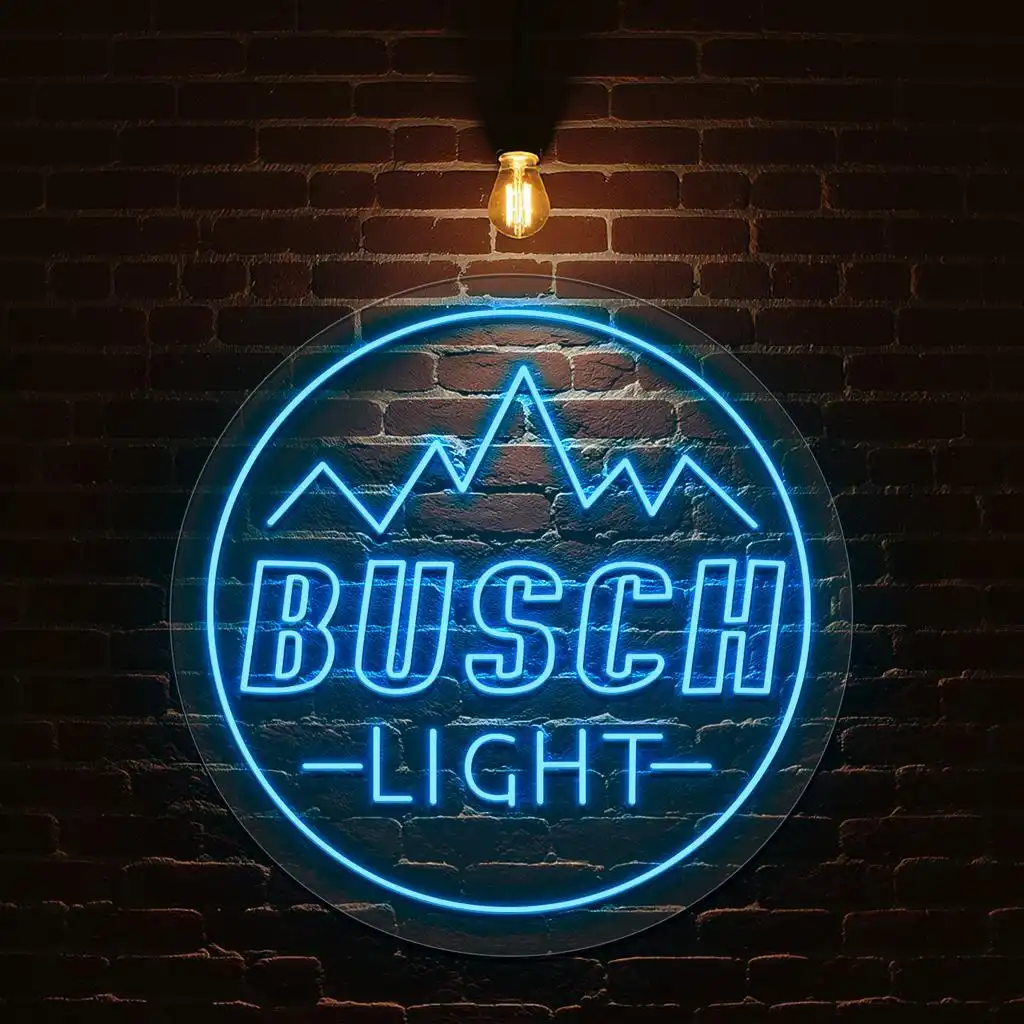 stunning neon busch light sign design for your home bar decor best selling stunning neon busch light sign design for your home bar decor best selling