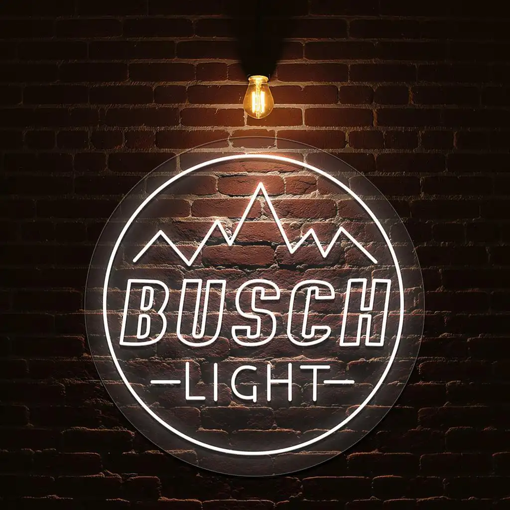 stunning neon busch light sign design for your home bar decor high quality stunning neon busch light sign design for your home bar decor high quality