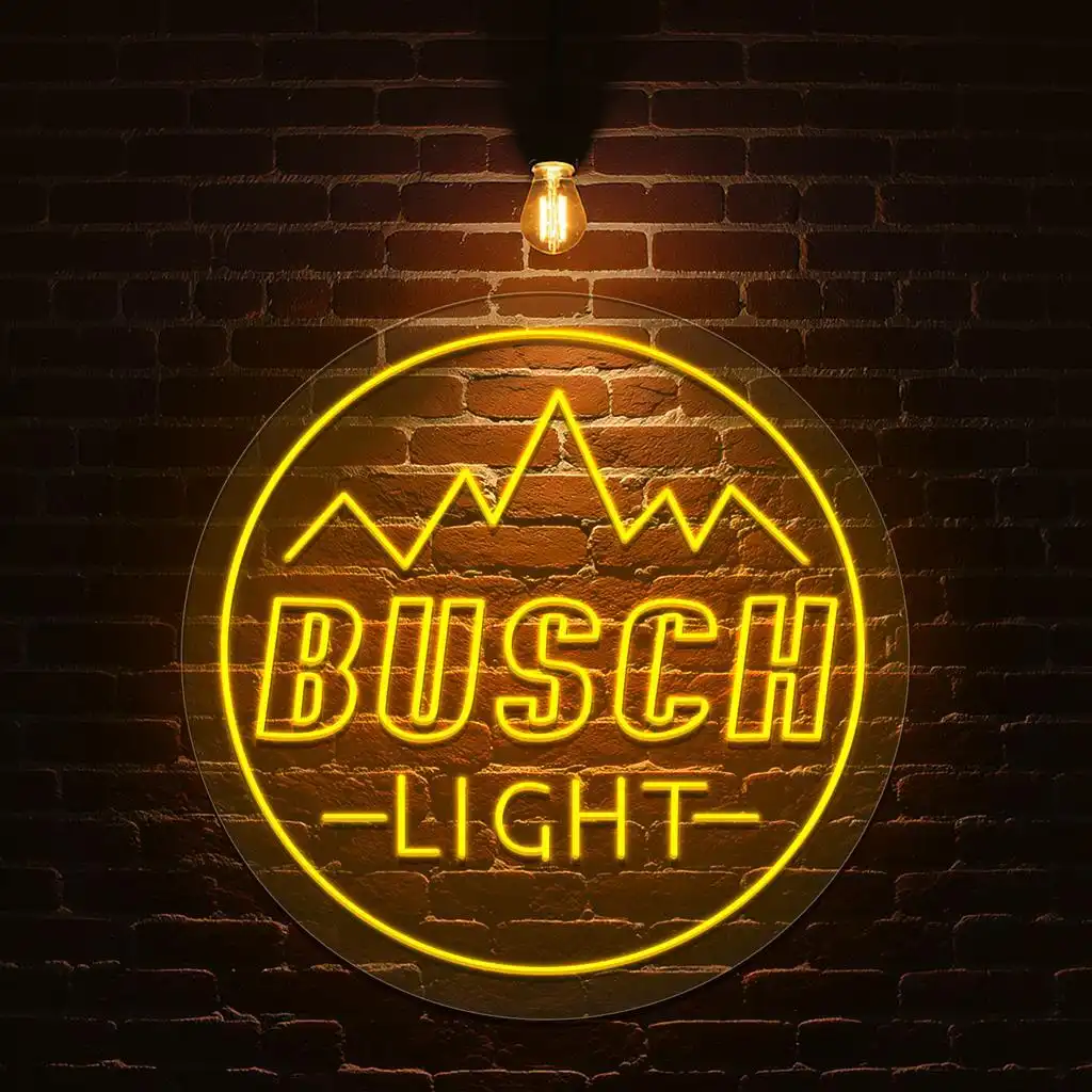 stunning neon busch light sign design for your home bar decor premium grade stunning neon busch light sign design for your home bar decor premium grade