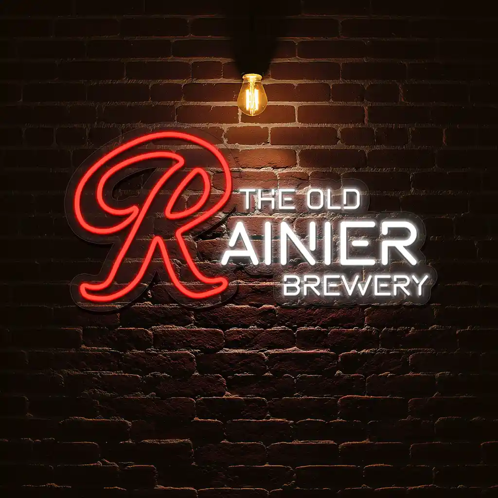 stunning neon sign designs for the old rainier brewery best selling stunning neon sign designs for the old rainier brewery best selling