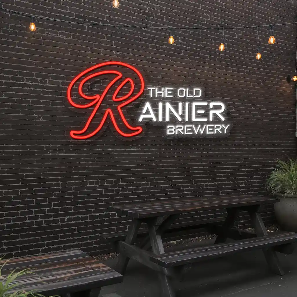 stunning neon sign designs for the old rainier brewery premium grade stunning neon sign designs for the old rainier brewery premium grade