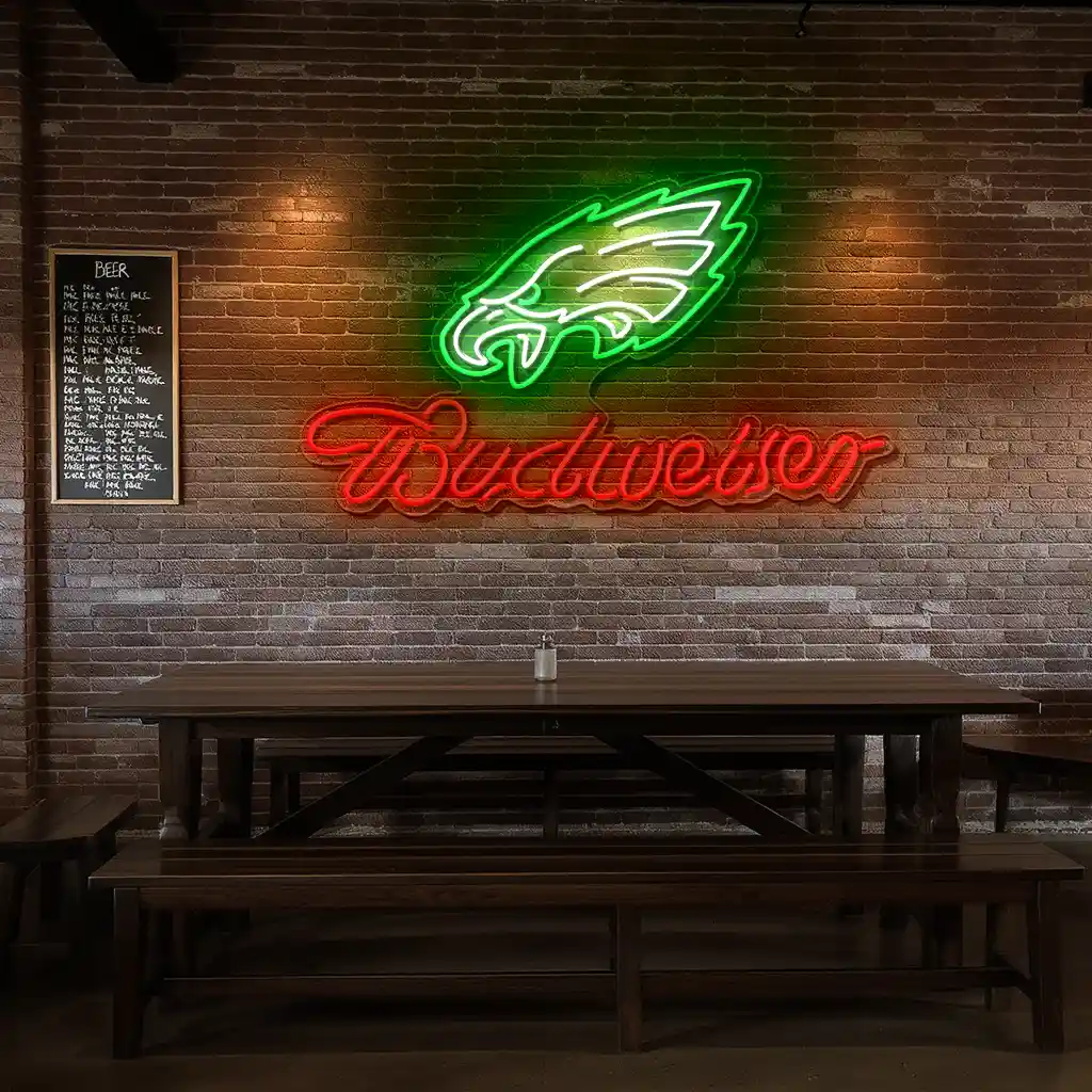stunning neon signs eagles and budweiser for your space decor latest model stunning neon signs eagles and budweiser for your space decor latest model