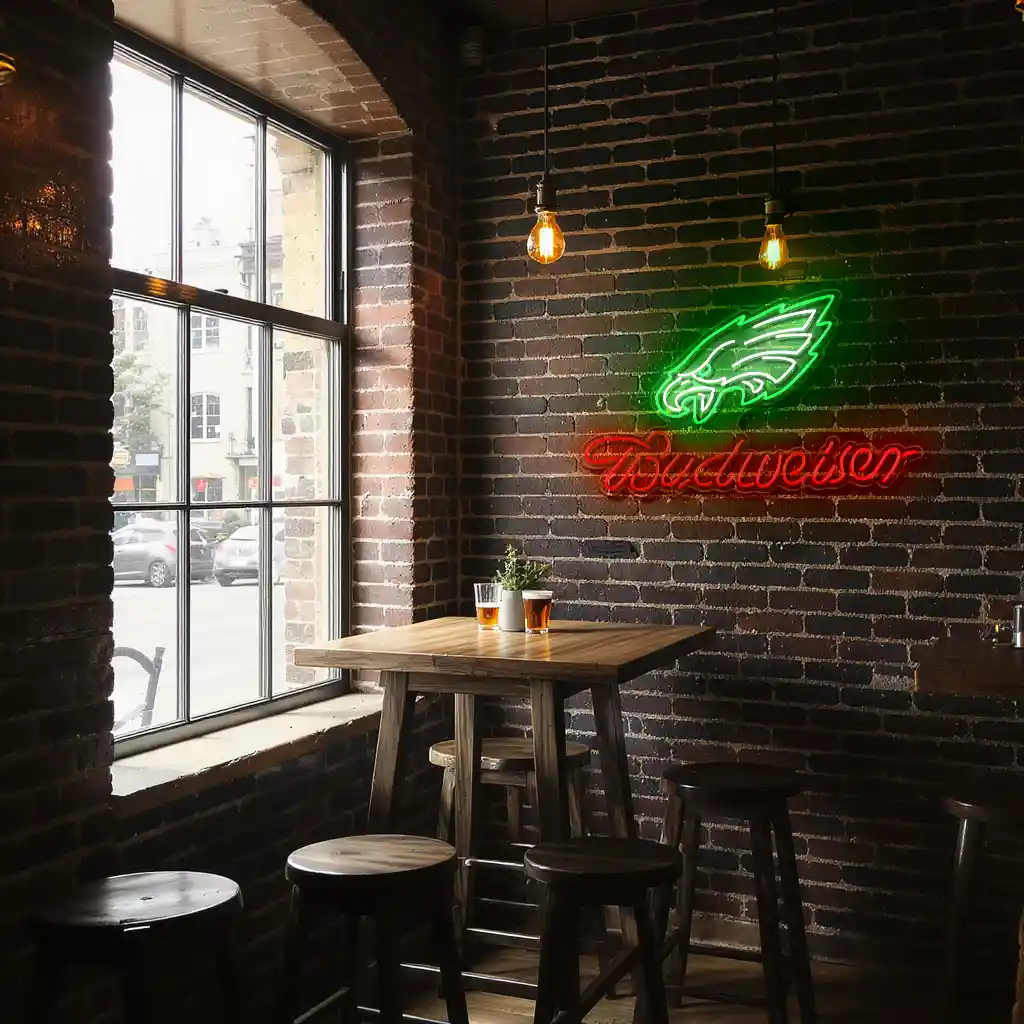 stunning neon signs eagles and budweiser for your space decor premium grade stunning neon signs eagles and budweiser for your space decor premium grade