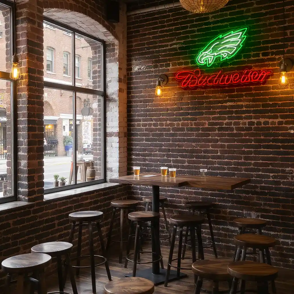 stunning neon signs eagles and budweiser for your space decor top rated stunning neon signs eagles and budweiser for your space decor top rated