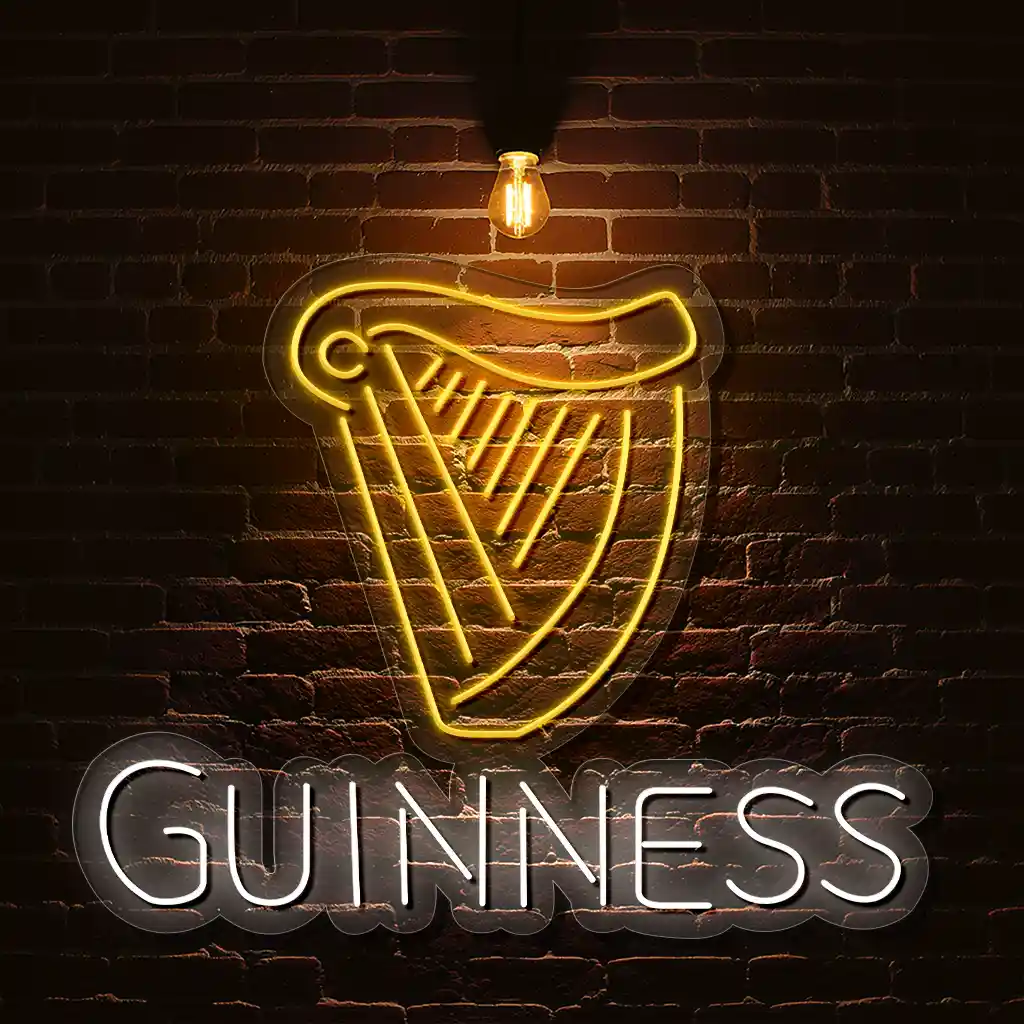 stunning neon signs unique guinness harp design for bars best selling stunning neon signs unique guinness harp design for bars best selling