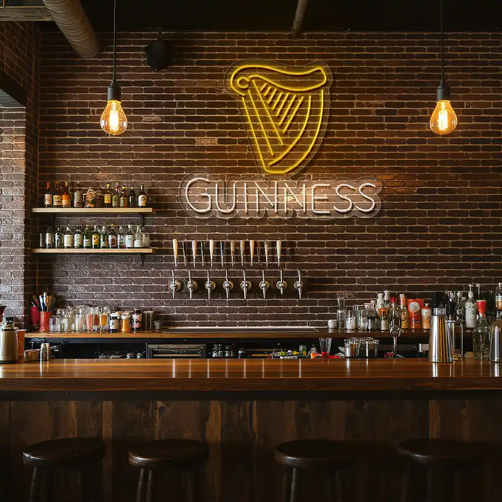 stunning neon signs unique guinness harp design for bars high quality stunning neon signs unique guinness harp design for bars high quality