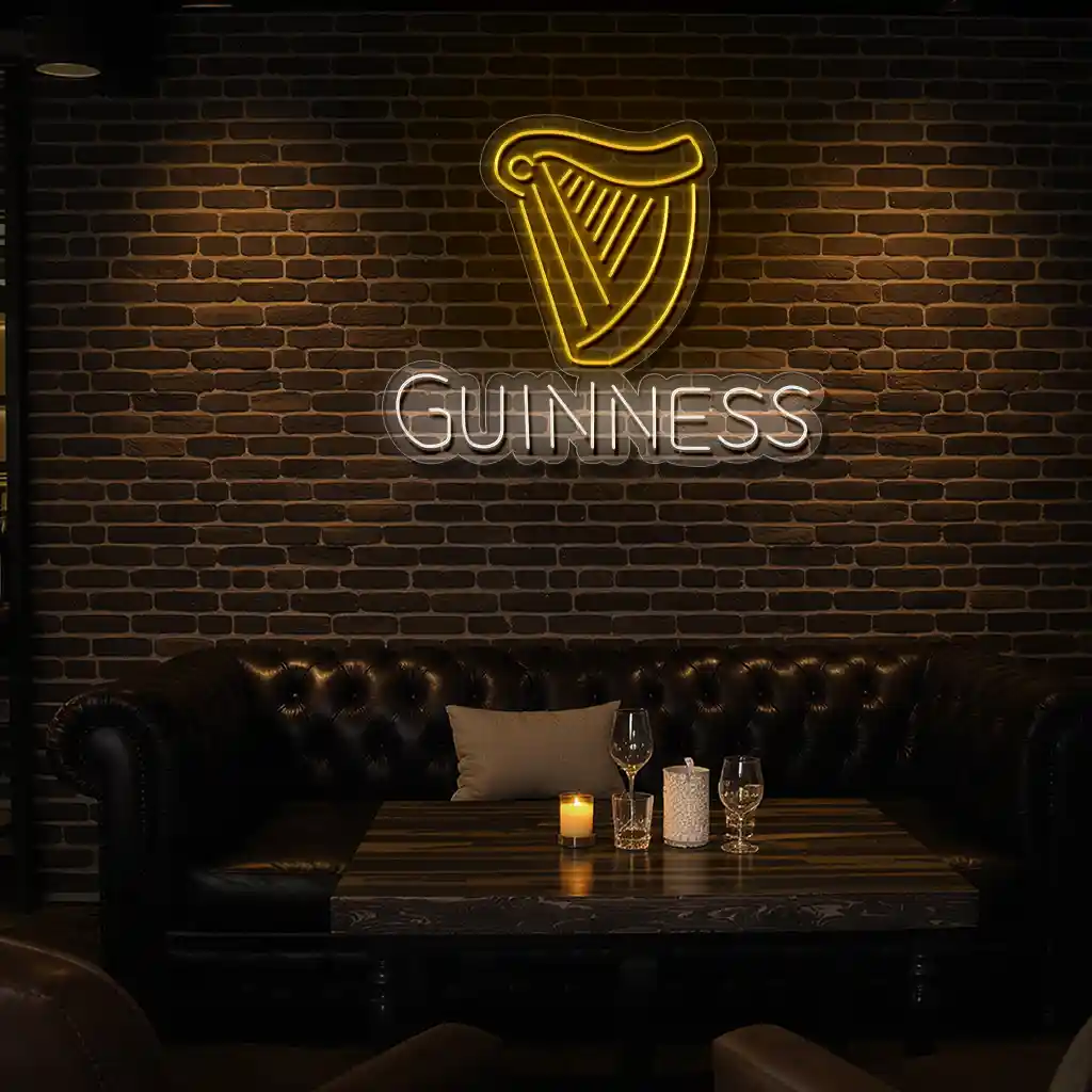 stunning neon signs unique guinness harp design for bars premium grade stunning neon signs unique guinness harp design for bars premium grade