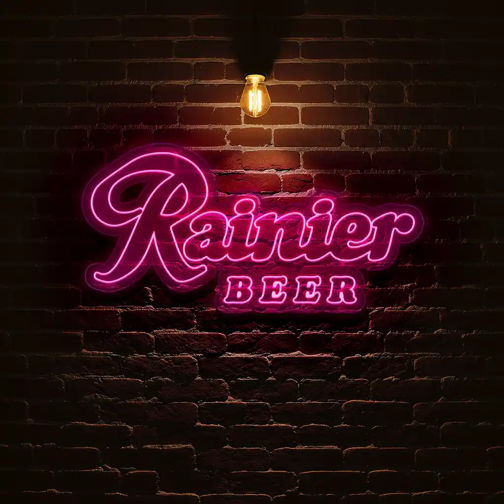 stunning rainier beer neon sign vibrant bar decor for any space latest model stunning rainier beer neon sign vibrant bar decor for any space latest model