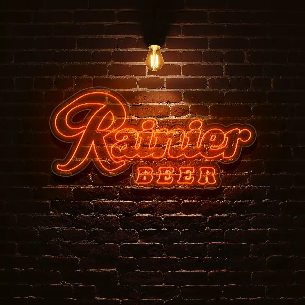 stunning rainier beer neon sign vibrant bar decor for any space trendy stunning rainier beer neon sign vibrant bar decor for any space trendy