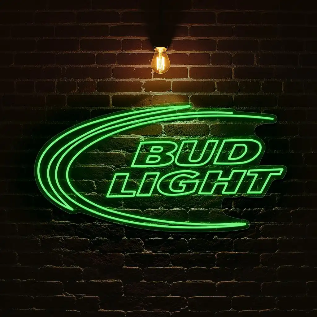 stylish bud light neon sign for bars and home decor fashion forward stylish bud light neon sign for bars and home decor fashion forward