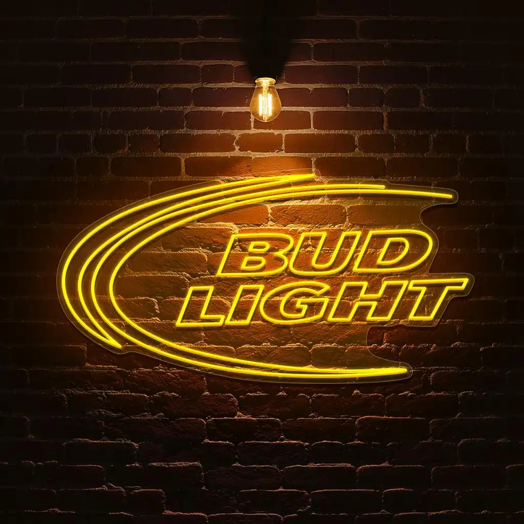 stylish bud light neon sign for bars and home decor premium grade stylish bud light neon sign for bars and home decor premium grade
