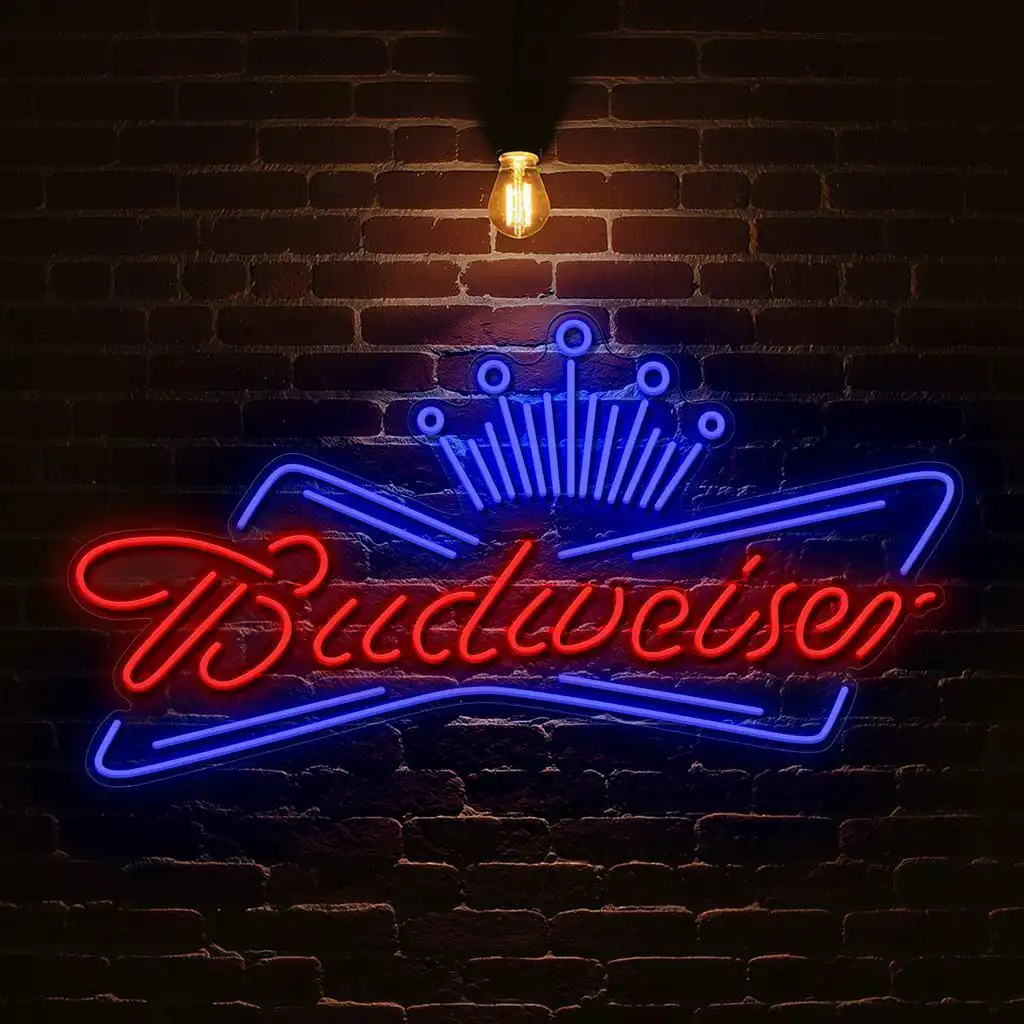 stylish budweiser neon sign perfect for home bar decoration best selling stylish budweiser neon sign perfect for home bar decoration best selling