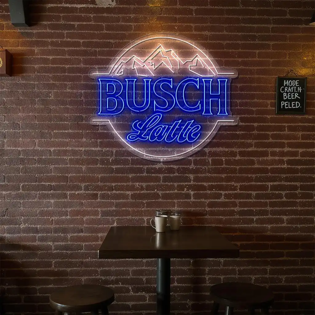stylish busch latte neon sign for unique home decor lighting trendy stylish busch latte neon sign for unique home decor lighting trendy