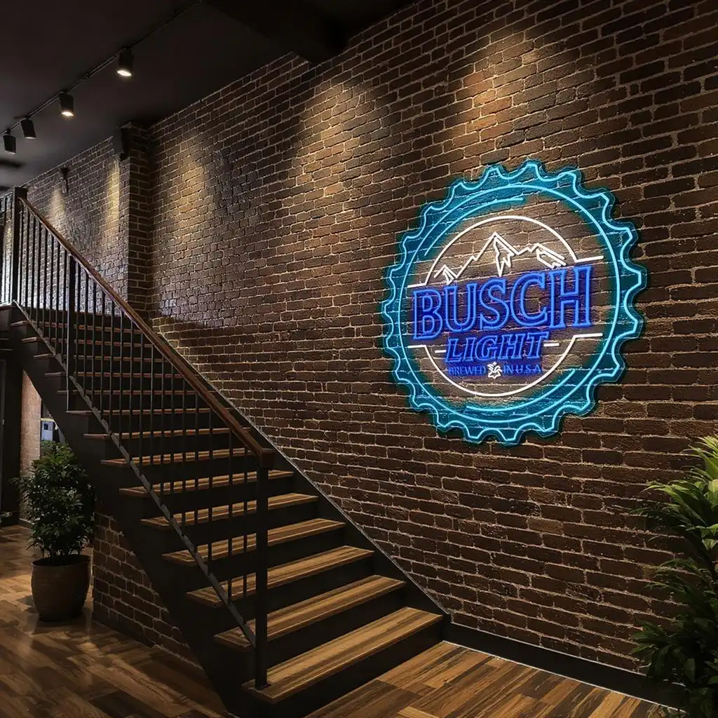 stylish busch light neon sign for your home bar decor premium grade stylish busch light neon sign for your home bar decor premium grade