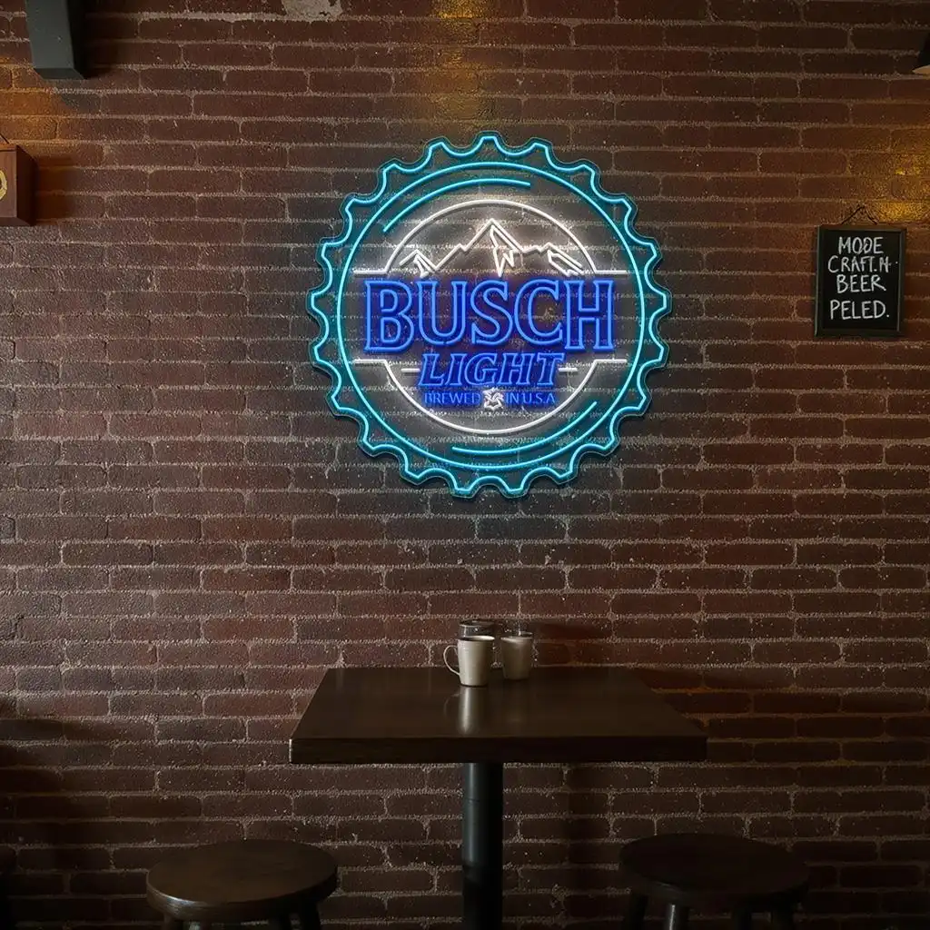 stylish busch light neon sign for your home bar decor trendy stylish busch light neon sign for your home bar decor trendy