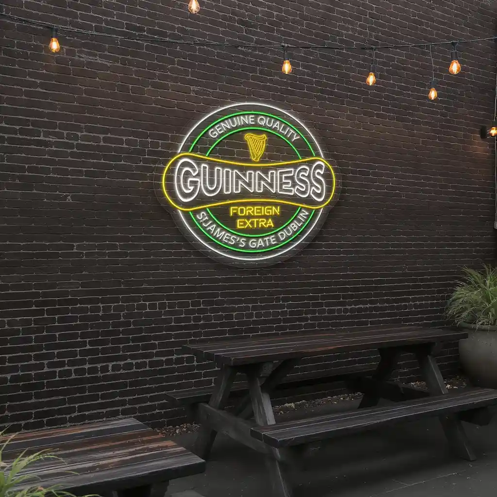 stylish guinness neon sign for home bar decoration ideas premium grade stylish guinness neon sign for home bar decoration ideas premium grade