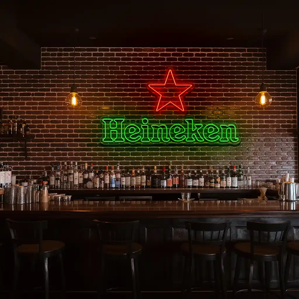 stylish heineken neon sign designs for your bar or man cave fashion forward stylish heineken neon sign designs for your bar or man cave fashion forward