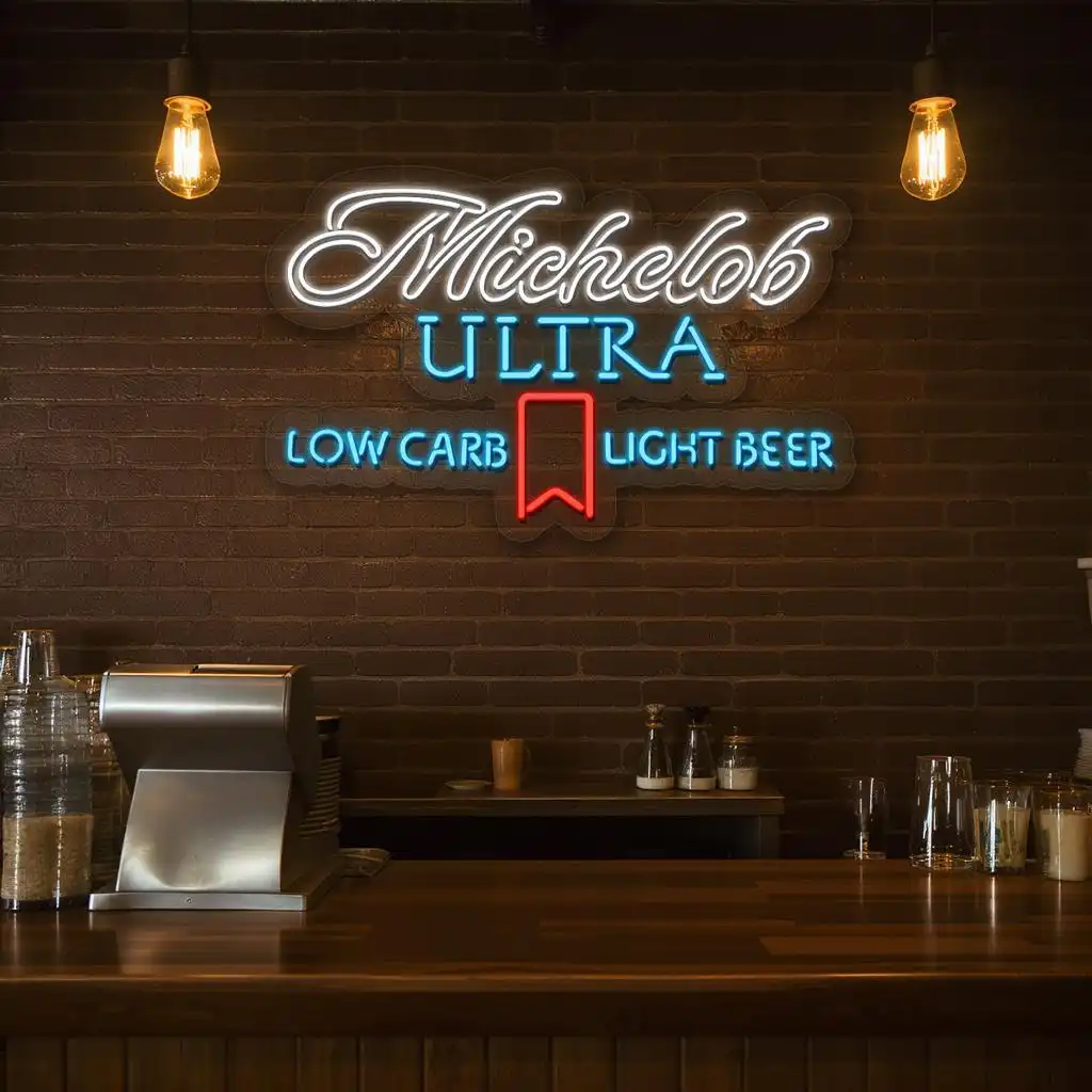 stylish michelob ultra neon sign for low carb beer lovers fashion forward stylish michelob ultra neon sign for low carb beer lovers fashion forward