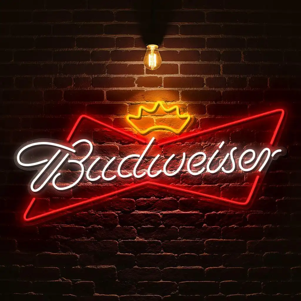 stylish neon budweiser sign for home bar or man cave decoration best selling stylish neon budweiser sign for home bar or man cave decoration best selling
