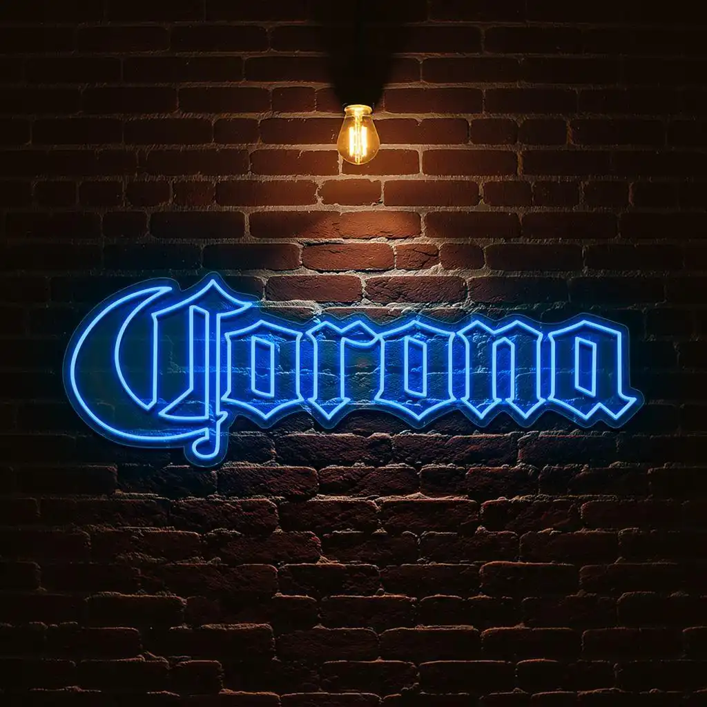 stylish neon corona sign perfect decor for any setting trendy stylish neon corona sign perfect decor for any setting trendy