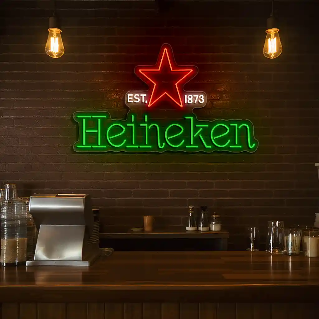 stylish neon heineken sign vintage design for your space latest model stylish neon heineken sign vintage design for your space latest model