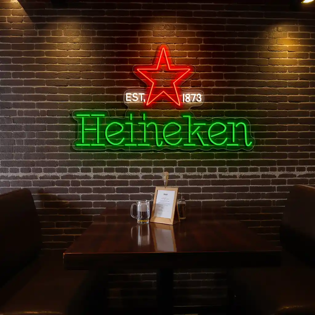 stylish neon heineken sign vintage design for your space new arrival stylish neon heineken sign vintage design for your space new arrival