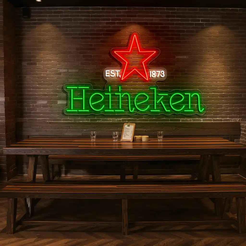 stylish neon heineken sign vintage design for your space premium grade stylish neon heineken sign vintage design for your space premium grade