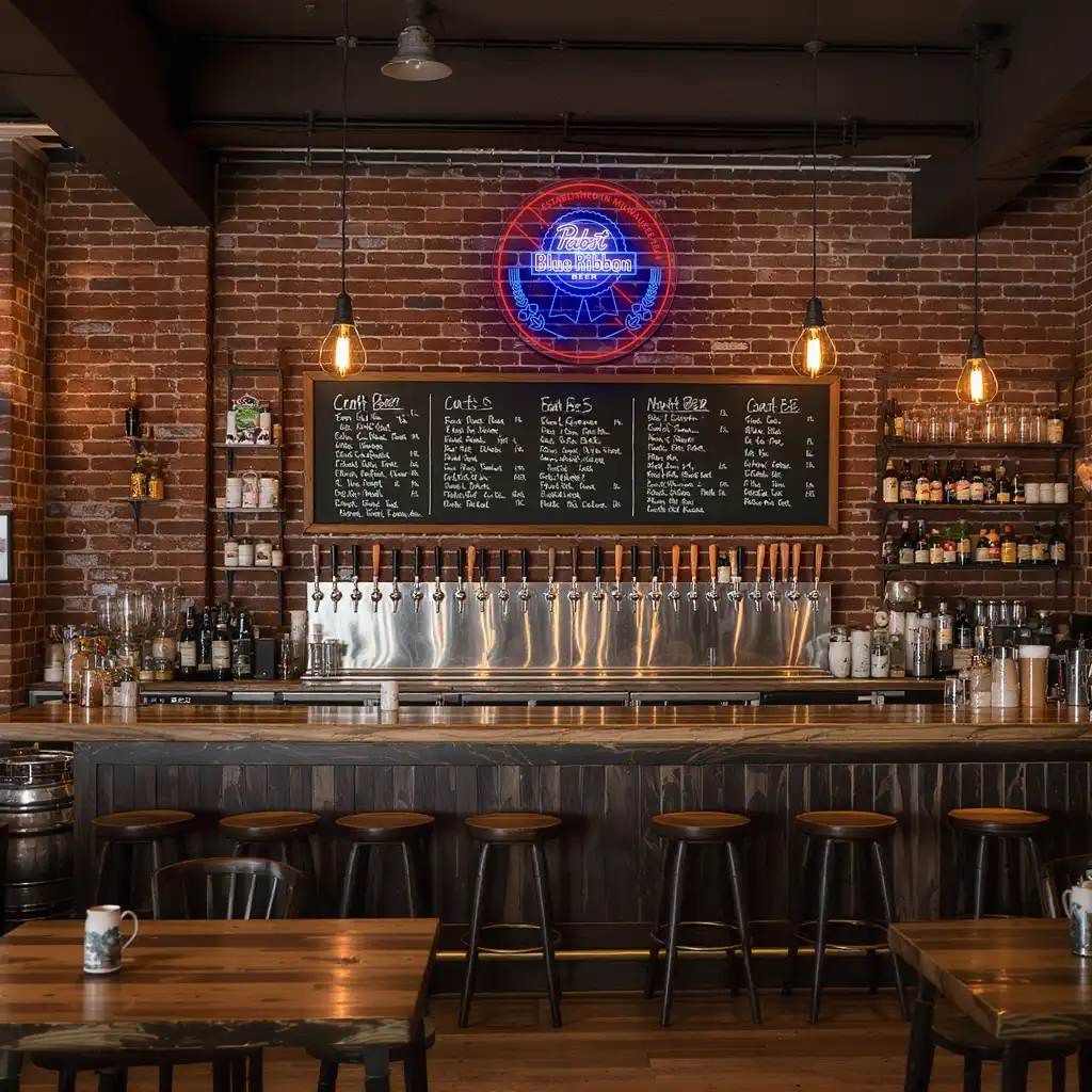 stylish neon pabst blue ribbon beer sign for unique decor new arrival stylish neon pabst blue ribbon beer sign for unique decor new arrival