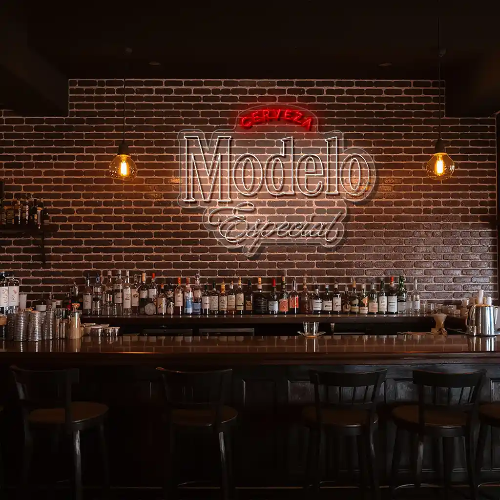 stylish neon sign design for modelo especial beer lovers fashion forward stylish neon sign design for modelo especial beer lovers fashion forward