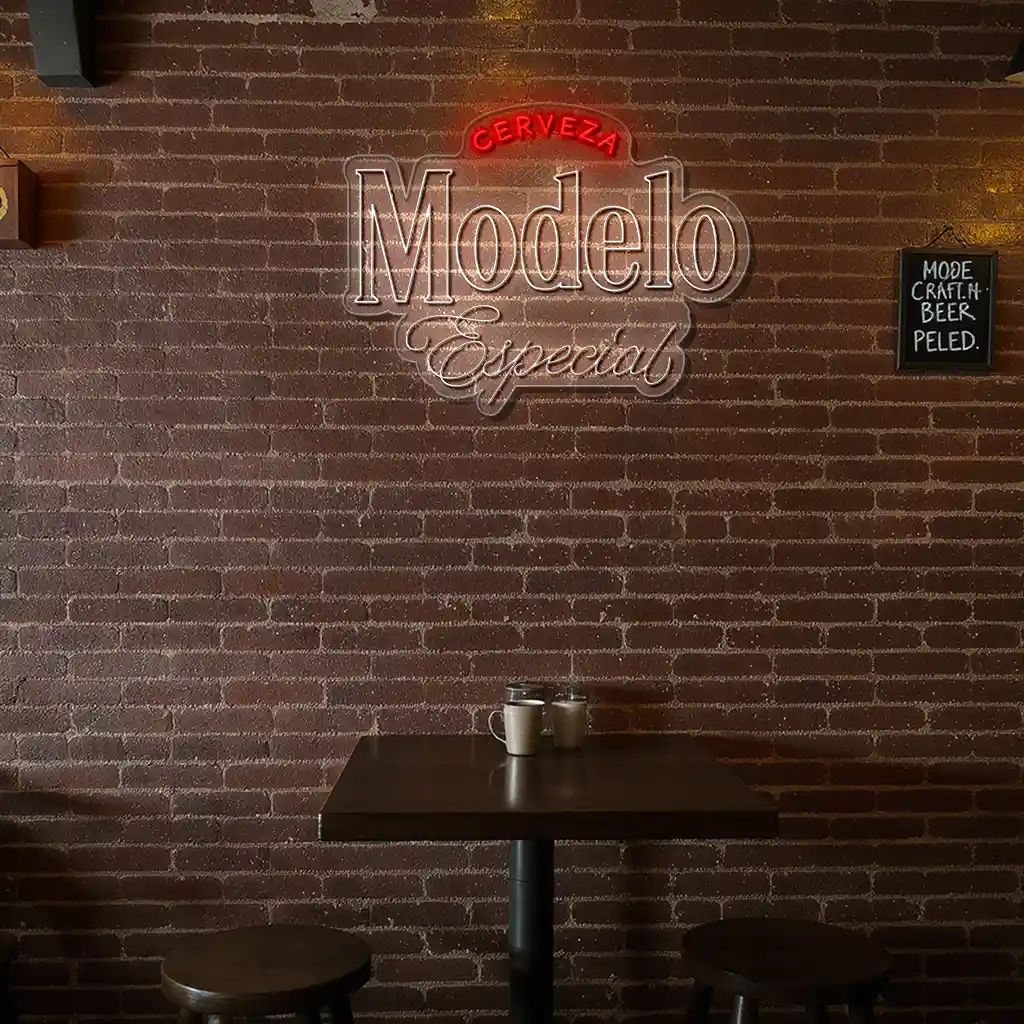 stylish neon sign design for modelo especial beer lovers trendy stylish neon sign design for modelo especial beer lovers trendy