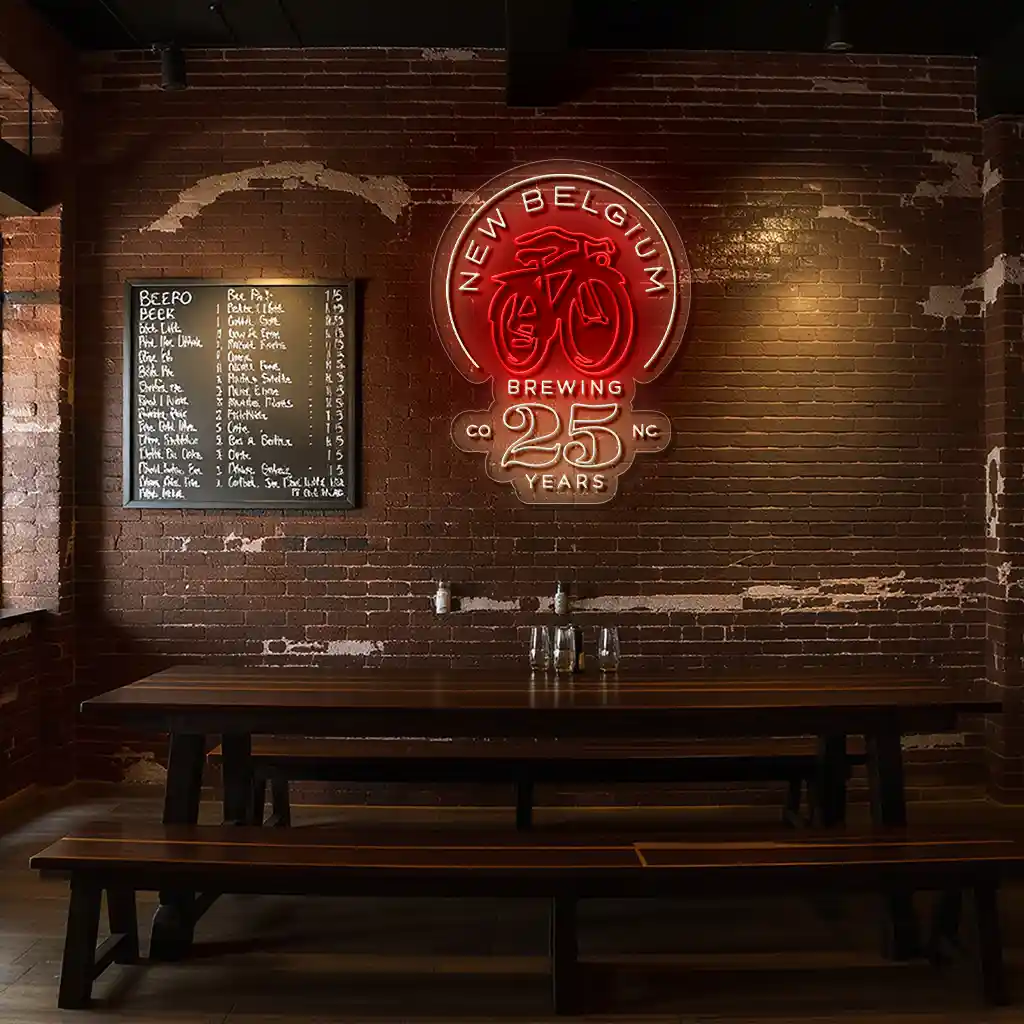 stylish neon sign design for new belgium brewings 25th year latest model stylish neon sign design for new belgium brewings 25th year latest model